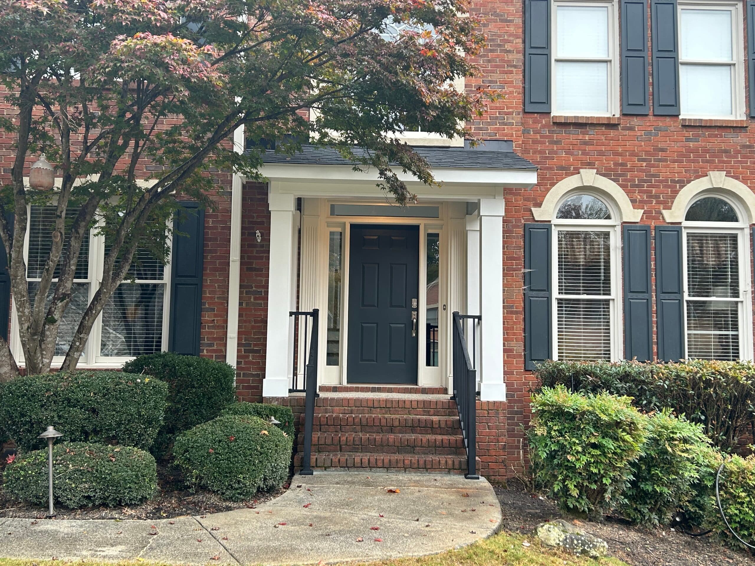 Shed roof over front porch