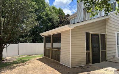 16’6×17’ screen porch