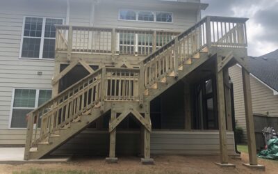 Deck, screen patio