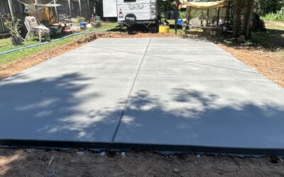 Concrete pad
