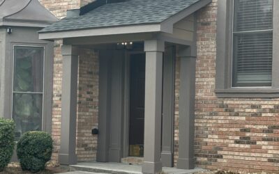 Shed roof over front porch