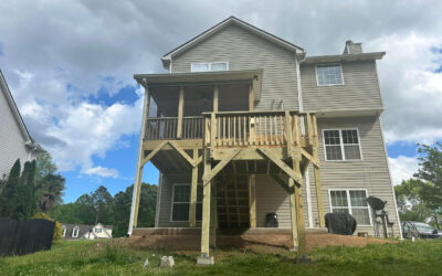 Deck and screen porch