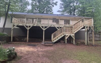 39×12 back deck and 16×6 front porch