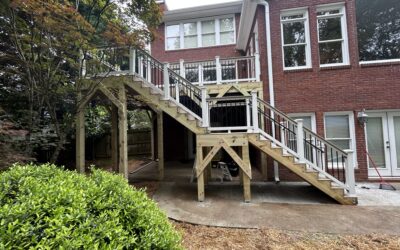 18×12 trex deck and trex rails